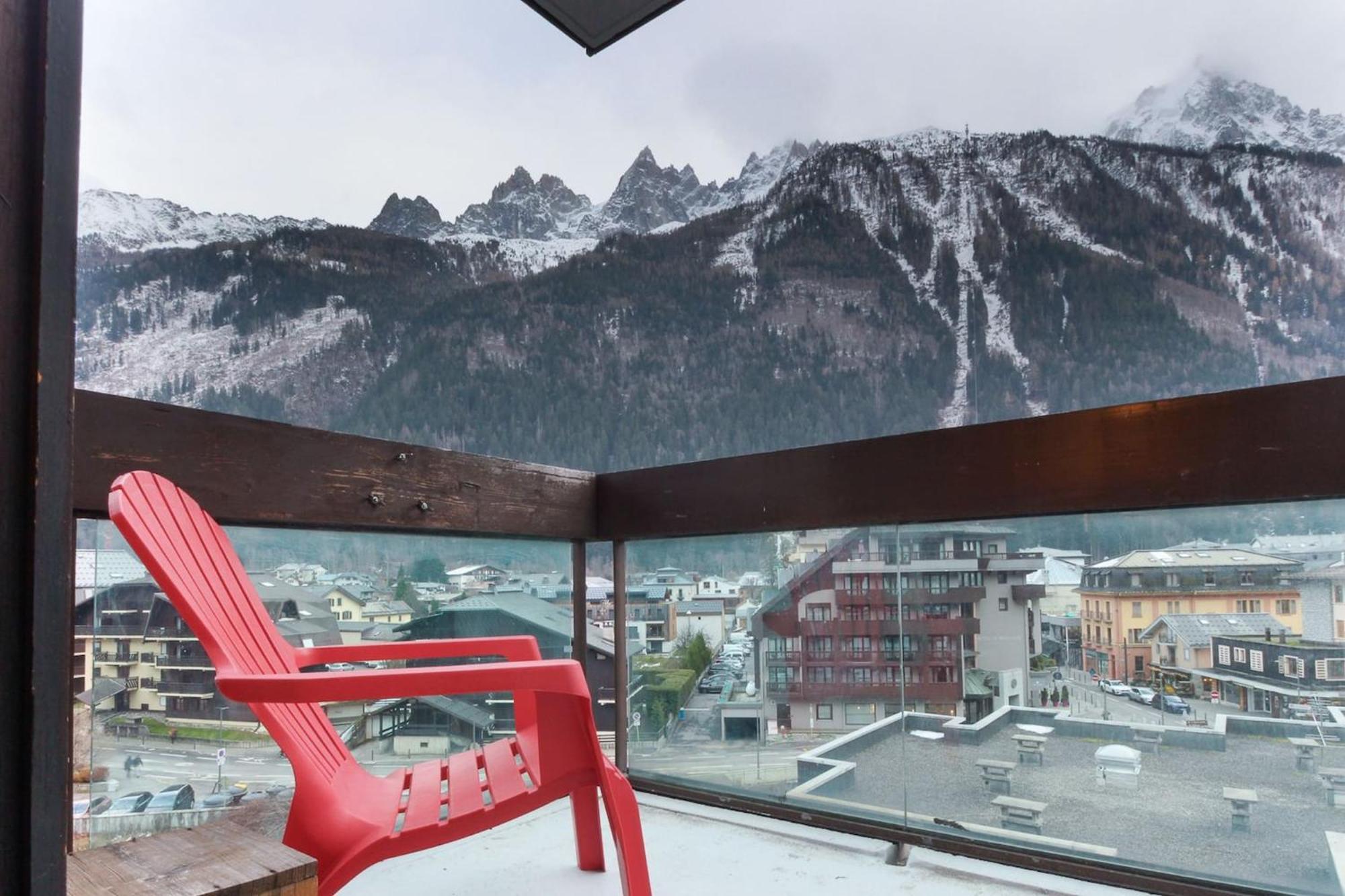 Apartmán L'Aiguille - Center Of Chamonix - View Mont-Blanc Exteriér fotografie