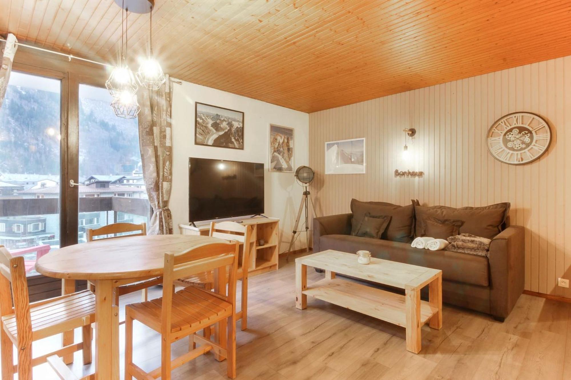 Apartmán L'Aiguille - Center Of Chamonix - View Mont-Blanc Exteriér fotografie
